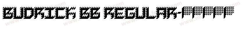 Budrick BB Regular字体转换